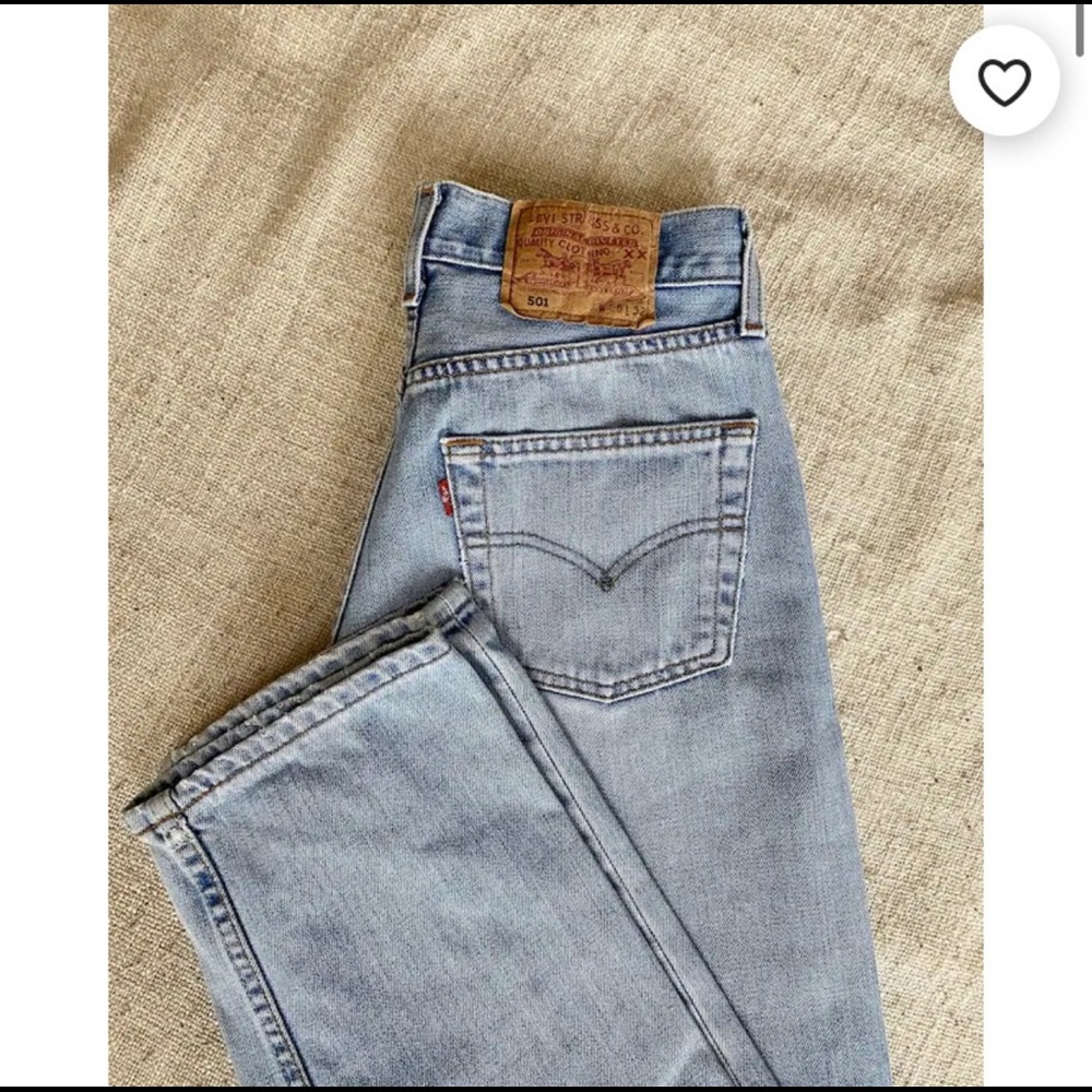 Vintage Levi’s 501 90s Ultra Blue Wash - Picture 6 of 9